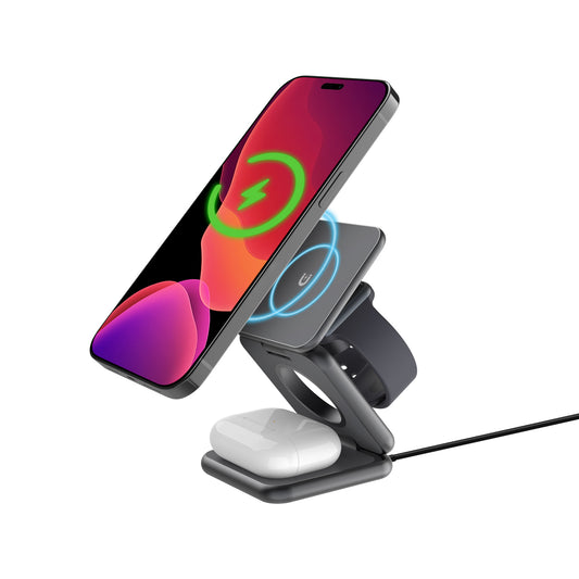 inno3C 3 in 1 Folding Magnetic Wireless Charging Stand i-PM15