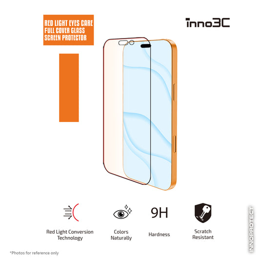 inno3C Red Light Eyes Care Full Cover Glass SP for iPhone 17 series