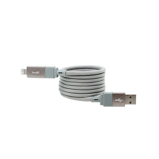 inno3C 240W PD3.1 4合1 快速充電 數據線 充電線 數據傳輸線i-4M240-12|Type-C至Type-C|USB-A至Type-C|Type-C至Lightning|USB-A至Lightning| 四合一磁吸收納線