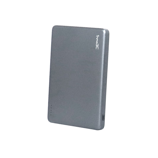inno3C 香港最短5000mAh 移動電源 i-SP5 (灰色/紫色)|磁吸充電|快速充電|無線充電|流動電源|充電寶|尿袋|快速充電器︱奶媽︱快充︱超短95.8mm 超薄 無線快充 磁吸行動電源