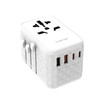 inno3C GaN 65W 4-Ports AC Socket Universal Travel Adaptor i-FT65