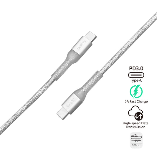 inno3C Transparent Type-C to Type-C 100W Cable i-100CA-20