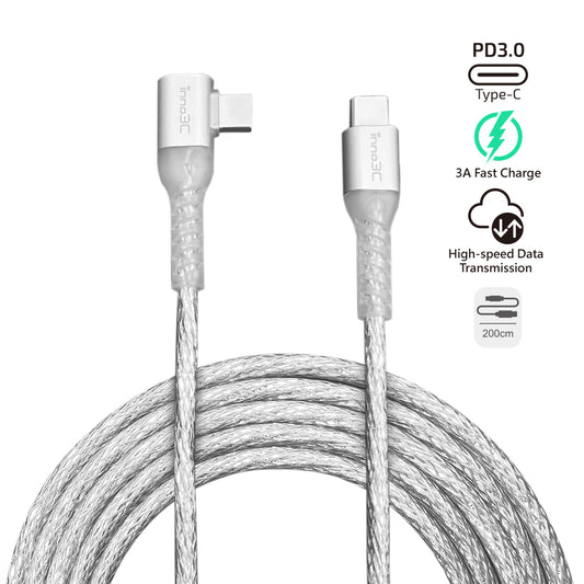 inno3C Type-C to Type-C 60W L-shape Cable i-60C-20