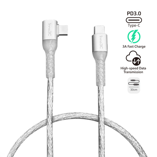 inno3C Type-C to Type-C 60W L-shape Cable i-60C-03