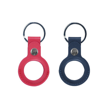 For AirTag Leather Protective Case Set i-AT2R