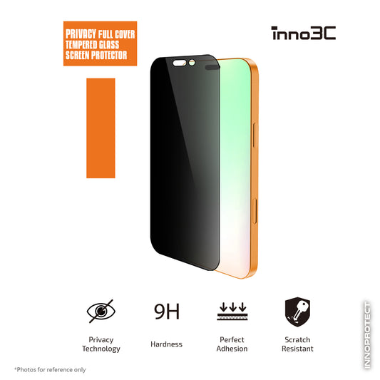 inno3C Privacy Full Cover Glass Screen Protector for iPhone 17 series