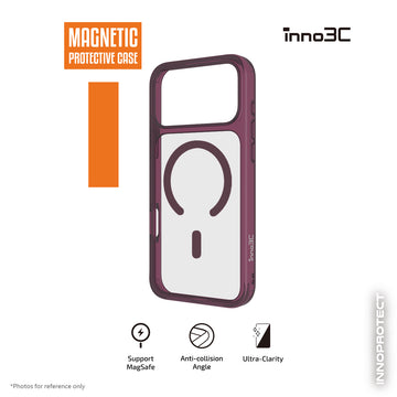 inno3C Magnetic Clear Protective Case for iPhone 18 Pro series ( iPhone 18 Pro / iPhone 18 Pro Max Phone cases )