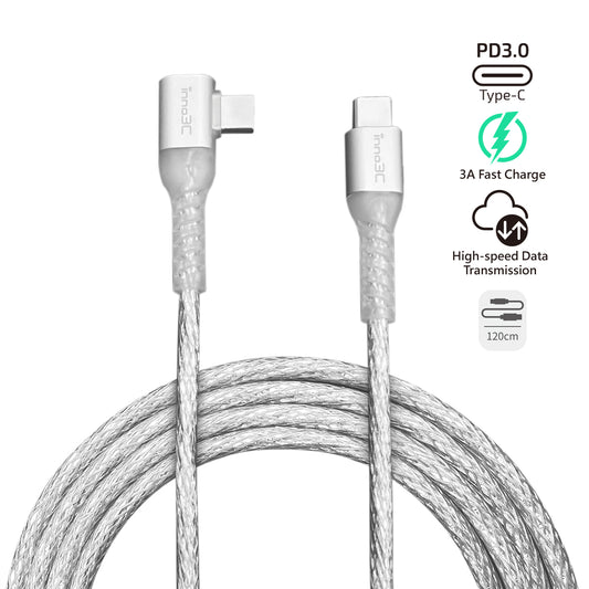 inno3C Type-C to Type-C 60W L-shape Cable i-60C-12