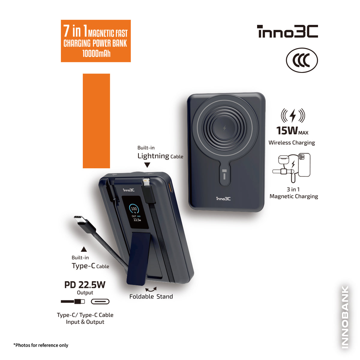 Built-In Cable Power Bank