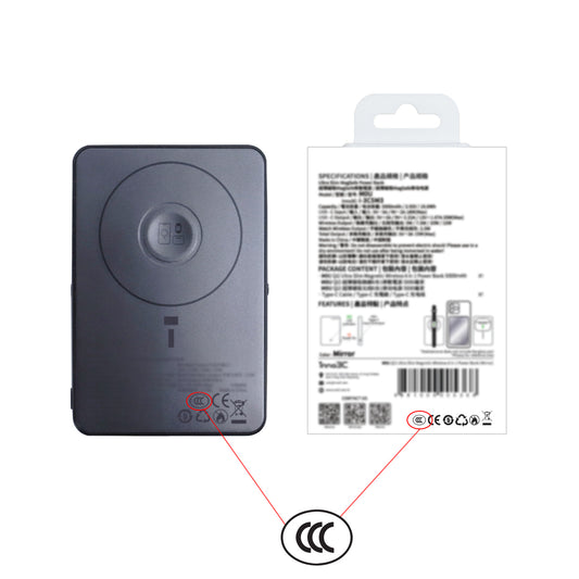 inno3C [ CCC 3C CE ] Qi2 Ultra Slim Magnetic Wireless Power Bank with Stand M0U