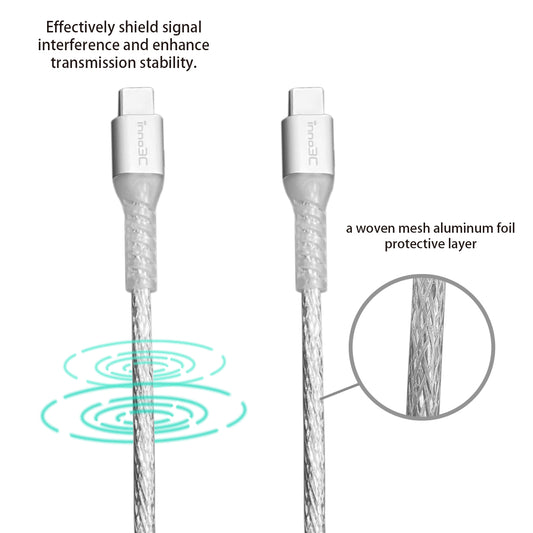 inno3C Transparent Type-C to Type-C 100W Cable i-100CA-20