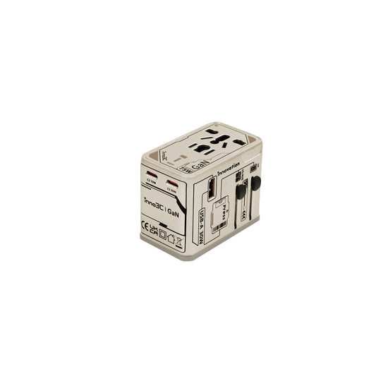 inno3C 75W GaN 4-Ports AC Socket Universal Travel Adaptor i-75WC