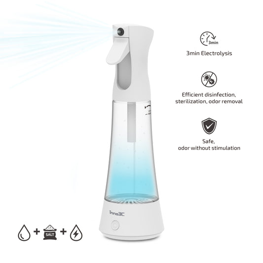 推廣活動期間專用(這是禮品頁面) inno3C 次氯酸消毒液製造器 i-DW9｜99.99%殺菌除臭液製造器｜天然殺菌液製造器｜除臭殺菌液製造器Disinfectant Water Generator i-DW9 ｜ Hypochlorous Acid Water Maker