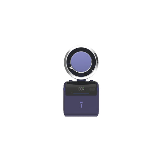 inno3C Ice Cooling Neck and Desk Mini Fan i-F13 ｜Type-C Charging LED Display Foldable Portable Handheld Fan