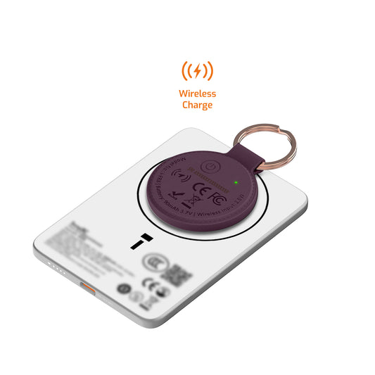 inno3C Wireless Rechargeable Find My Locator i-FR8｜Dual System Item Tracker, Bluetooth Smart Tag for Android & iOS - Compatible with Apple Find My & Google Find Hub｜Wireless Charging Dual-System Smart Finder